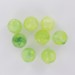 Flower bud bead, light green 12 mm