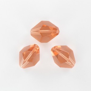 Perle bicône, rosaline 20x15 mm