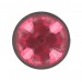 Cabochon facette fuchsia 20 mm