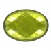 Cabochon facette olivine 25x18 mm