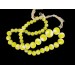 Collier chute bicolore blanc jaune 