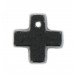 Pendentif croix noir 15 mm